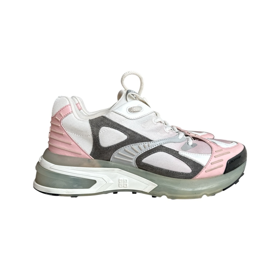 Givenchy White & Pink GIV 1 TR Sneakers Low Top VGUC Luxury Size 40